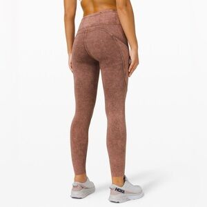 Lululemon Fast and Free HR Tight 25" Ice Dye